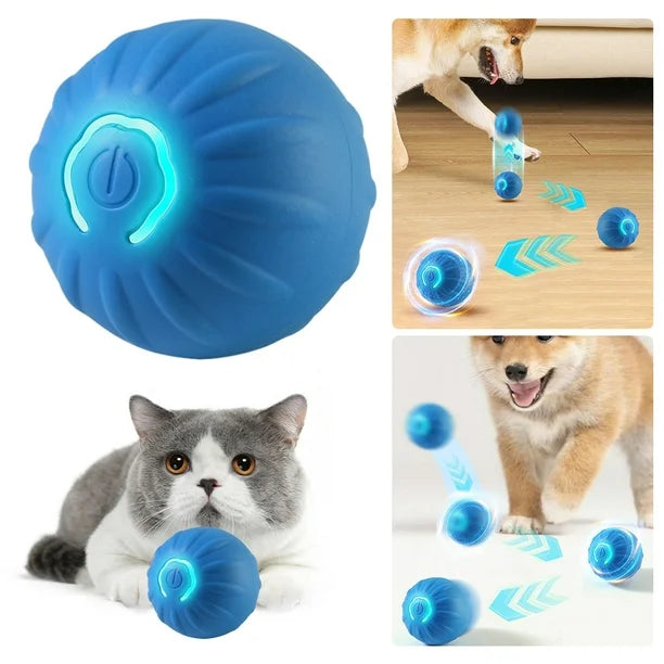 Pelota Interactiva e inteligente para PERROS Y GATOS