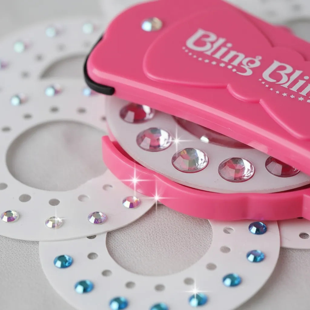 Strass para pequeñas artistas: brillos donde quieras!