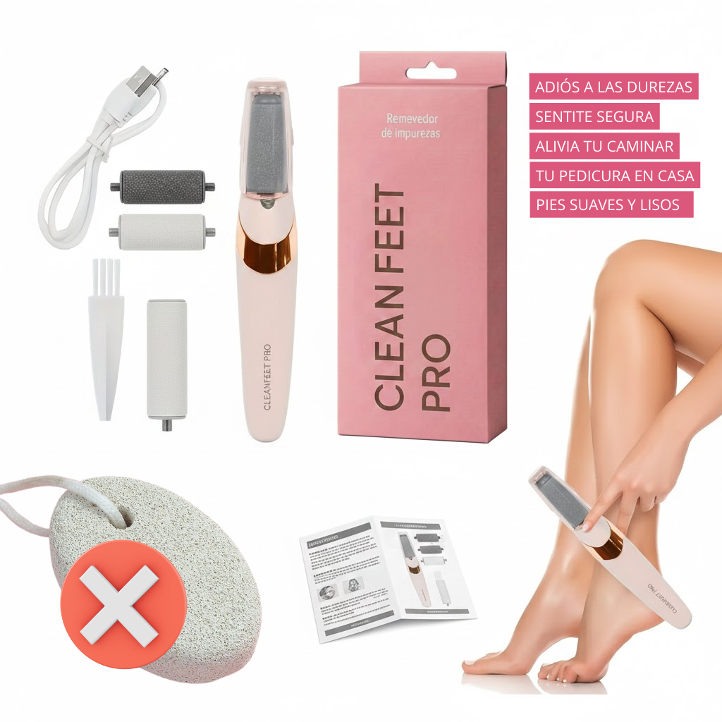 CleanFeet Pro: Removedor de callos de pies EN MINUTOS