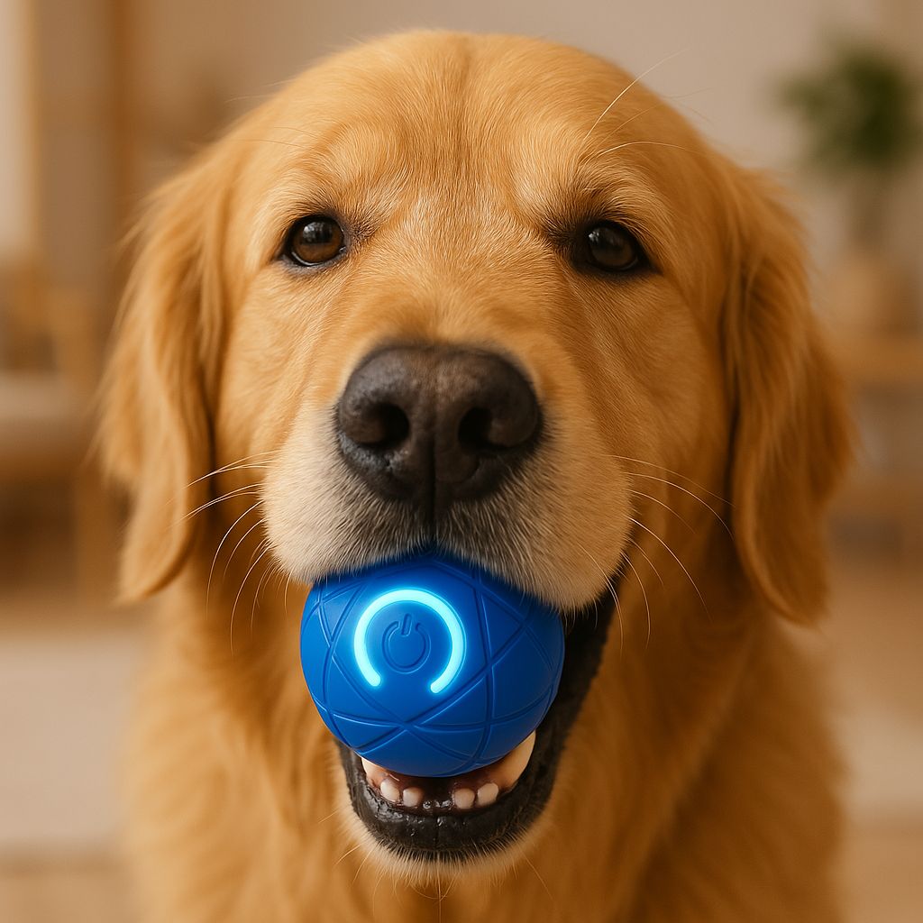 Pelota Interactiva e inteligente para PERROS Y GATOS