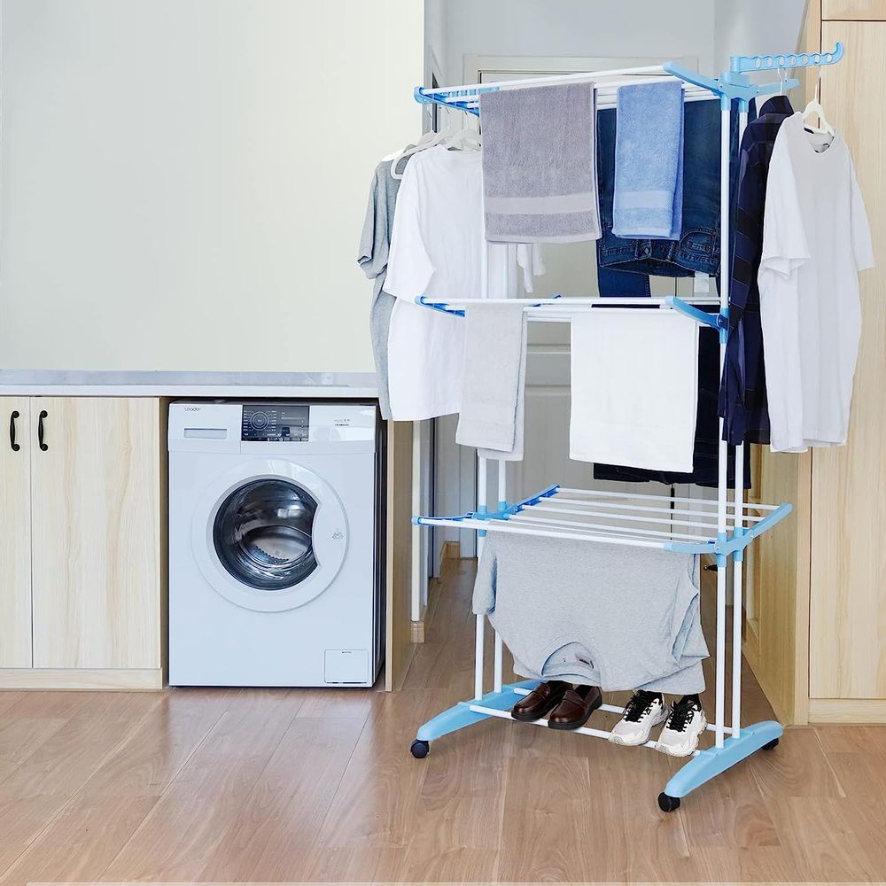 Tender Vertical Plegable – Máximo Secado en Mínimo Espacio